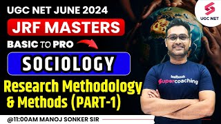 UGC NET 2024  Sociology Research Methodology and Methods Important Questions  NTA NET  Manoj Sir [upl. by Enitsirk78]