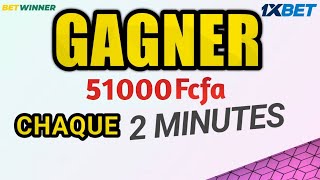 Baccara Gagner 51000 F chaque 2 Minutes Sur 1xBET Nouvelle Astuce pour Gagner Esports Baccara [upl. by Kaylee]