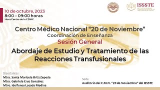 Abordaje de Estudio y Tratamiento de las Reacciones Transfusionales [upl. by Ralyks]