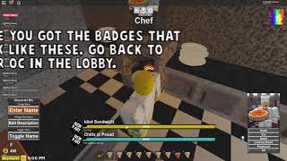 How to get the FOOT LETTUCE FEET and the CHEF HAT  Pizzeria Roleplay Remastered Roblox READ DESC [upl. by Balas]