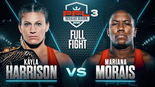 Kayla Harrison vs Mariana Morais  PFL 3 2021 [upl. by Lark443]