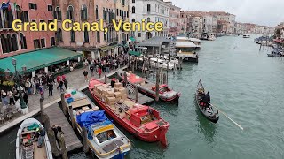 Rialto Bridge and Grand Canal  Venice 🇮🇹 [upl. by Noivad]