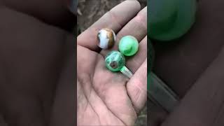 victorian german marbles found bottle digging Glasgow Scotland [upl. by Armand]