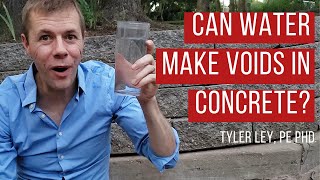 Can Water Make Voids in Concrete [upl. by Alexa]