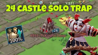 Lords Mobile  Only SOLO with leader 100 size boost Road to 25b points started WhiteArmyW [upl. by Ruosnam]