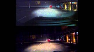 Itronics vs Livue  Night  no city lights Car halogen lamps [upl. by Brom371]