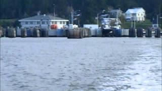 Jamestown  Surry Ferry Ride Virginia [upl. by Ahsikym]