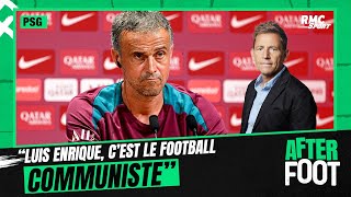 PSG  “Luis Enrique c’est le football communiste” estime Riolo [upl. by Rubina170]