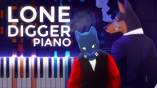 Caravan Palace · Lone Digger · Ragtime  LyricWulf Piano Tutorial on Synthesia [upl. by Jodi]