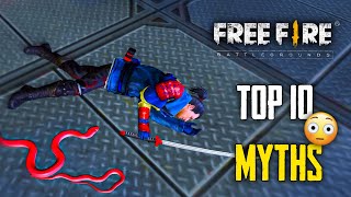 Top 10 Mythbusters in FREEFIRE Battleground  FREEFIRE Myths 270 [upl. by Etnasa664]