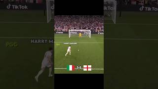 Italy vs England  Penalty shootout Euros 2020 football edit viral euro2024 [upl. by Heddy198]