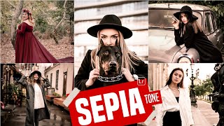 Sepia Tone Lightroom  Tutorial [upl. by Rexana486]