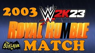 WWE 2003 ROYAL RUMBLE MATCH [upl. by Sheeb]