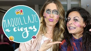 Maquillaje a ciegas challenge con mi prima LQSA  Vanesa Romero TV [upl. by Barraza923]