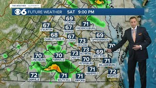 Weekend Weather HourbyHour When chances for rain goes up in Virginia [upl. by Herm]