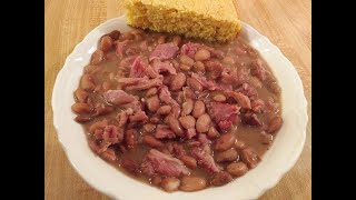 How to Cook Pinto Beans with Ham Hock 👨‍🍳🍛🍲🍖 [upl. by Gluck]