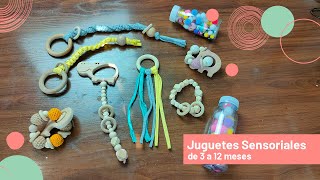 Juguetes sensoriales fáciles y caseros para bebés [upl. by Aisyat]