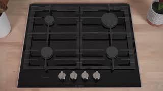 Product Review Bosch 60cm Series 8 Gas Ceramic Glass Cooktop Black PRP6A6B70A [upl. by Tifanie936]