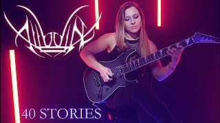 40 Stories Guitar Cover by Alyssa Day  Jeff Loomis Signature Jackson [upl. by Ayifas]