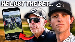 Grant Horvat tells the TRUTH about Phil Mickelson wearing joggers at The Open [upl. by Tyra867]