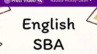 English SBA An Introduction [upl. by Sawyer]