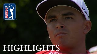 Rickie Fowler extended highlights  Round 1  Quicken Loans [upl. by Suoiluj190]