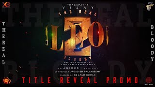 LEO 2 OFFICIAL TITLE TEASER Thalapathy Vijay  Lokesh kanagaraj  Editing by VISHVA [upl. by Ailugram]