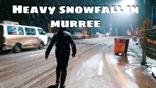 Heavy snowfall in Murree  with family  2020 November  family vlog [upl. by Robson]