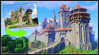 Medieval Castle  Minecraft Timelapse [upl. by Leinoto]