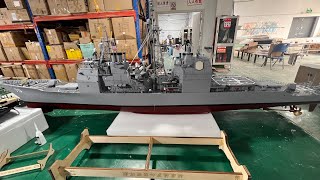 Arkmodel Ticonderoga Class CG70 Guided Missile Cruiser Lake Erie Customized Model [upl. by Enyt]