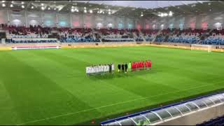 Première soirée test pour le Stade de Luxembourg [upl. by Llehcram]