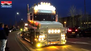 Tuned Trucks leaving Mega Trucks Festival 2022 [upl. by Eilrahs347]