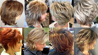 Modern Feather Cut Hairstyles Ideas For Women Over 405060 And More 2023 [upl. by Leiruh]