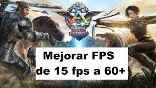 Ark sutvival of the fittest FPS BOOST Mejorar FPS [upl. by Esta702]