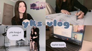 YKS VLOG ♡  yıllık fotoğrafı çekimi ders çalışma… yks2024 vlog [upl. by Ivana]