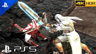 PS5 GOD OF WAR Remastered  KRATOS VS ZEUS Final Boss Fight Gameplay 4K 60FPS [upl. by Horn]