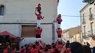 2 Pilars de 4 a la Festa Major de Sant Joan de Mediona  Xicots de Vilafranca [upl. by Llehcor]