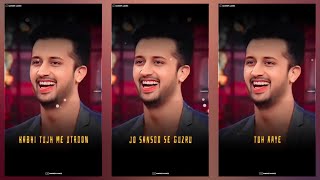 Baarish  Atif Aslam Lyrical Video  Atif Aslam Special Status Video [upl. by Mandie]