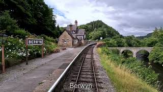 Drivers Eye View  Llangollen Railway  Llangollen to Corwen with 060 Saddle Tank No68067 [upl. by Steiner666]