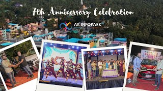 🎉 Highlights from Our 7th Anniversary Celebration  AK INFOPARK  AK Carnival  DJ Night [upl. by Aizahs]