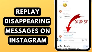 How to Replay Disappearing Messages on Instagram 2023  Instagram View Once Messages [upl. by Ruffo]