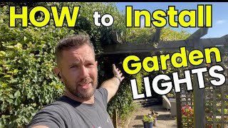 HOW TO INSTALL GARDEN LIGHTS  WIRELESS SWITCHES EASY INSTALL [upl. by Anitsirt]