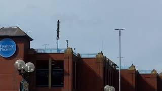 Hörmann ECN3000 Flood Siren Freshney Place Grimsby UK Part1 [upl. by Jerome822]