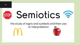 Semiotics السيمياء والبحث النوعي 1 [upl. by Giess922]