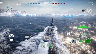 Warships Mobile  the detection of the ship in this game is Realistic No stress in spotting [upl. by Boehmer]