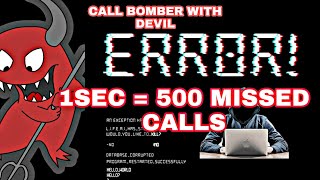 HOW TO USE CALL BOMBER DEVIL BOX [upl. by Arrad]