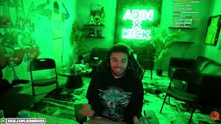 Adin Ross  March 25 2024 20240325 Full Kick Stream VOD [upl. by Allecnirp]