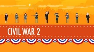 The Civil War Part 2 Crash Course US History 21 [upl. by Anehc]