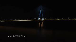 RIO  ANTIRIO BRIDGE  dji mini 2  Charilaos Trikoupis Bridge  THE PROPHET  GARY MOORE [upl. by Nahpets]