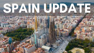 Massive Protest in Barcelona Spain News Update [upl. by Yllom]